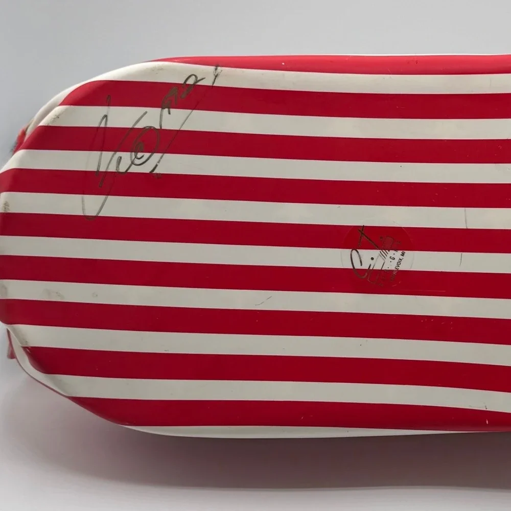RARE VTG CT Designs Wrapper Twisted Tray Signed Charlievioux 1992 CRACKED READ